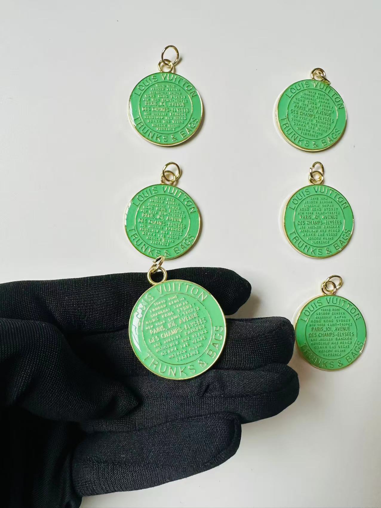 Craft 40MM Double-Side Metal Pendant For DIY Gift Goods