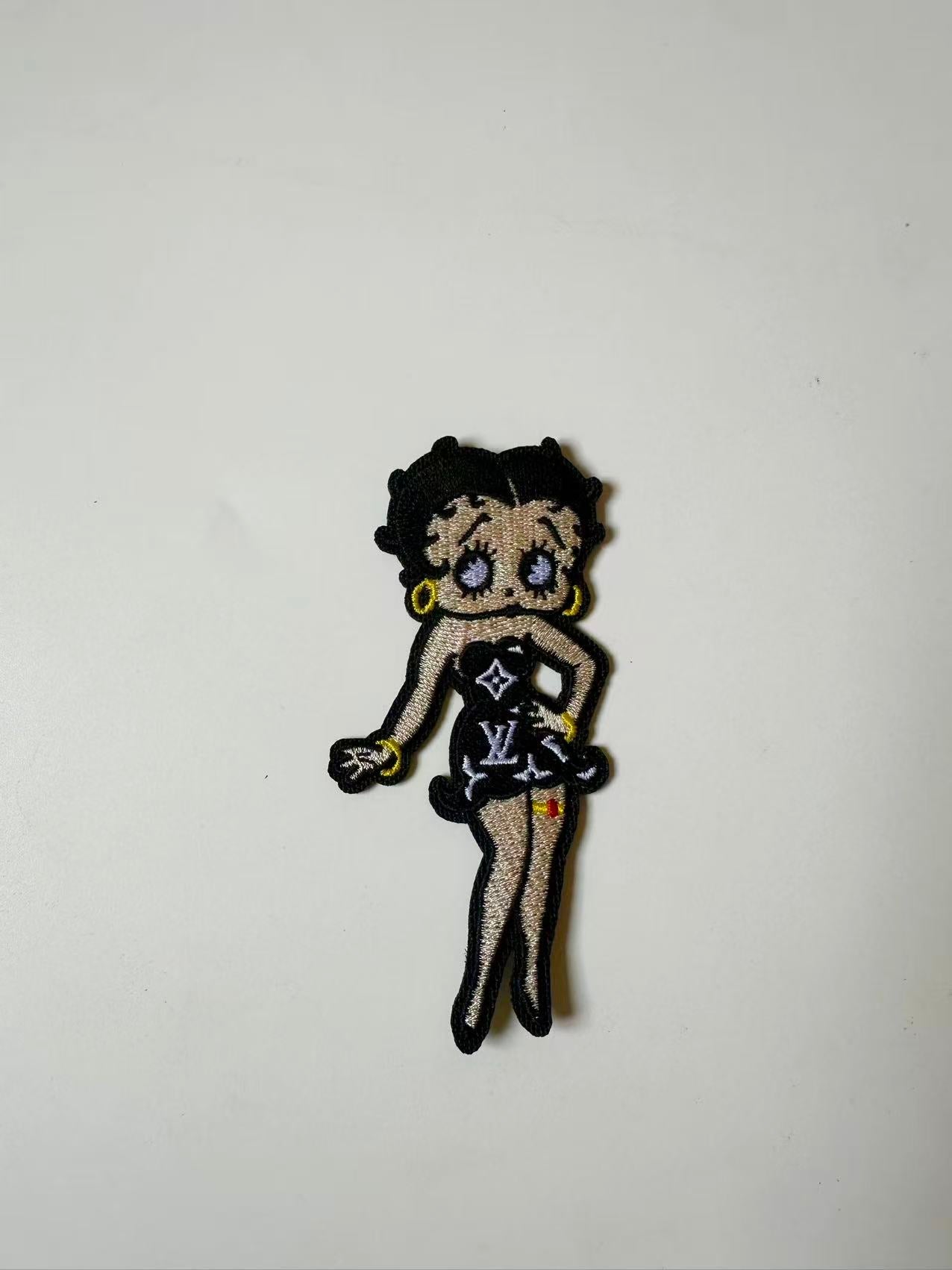 Craft Embroidery LV Miss Betty Jacquard Patches For Customized Jacket