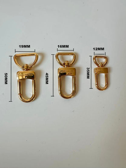 Classic Copper Clasp Customized Bag Metal Accessories(Gold)