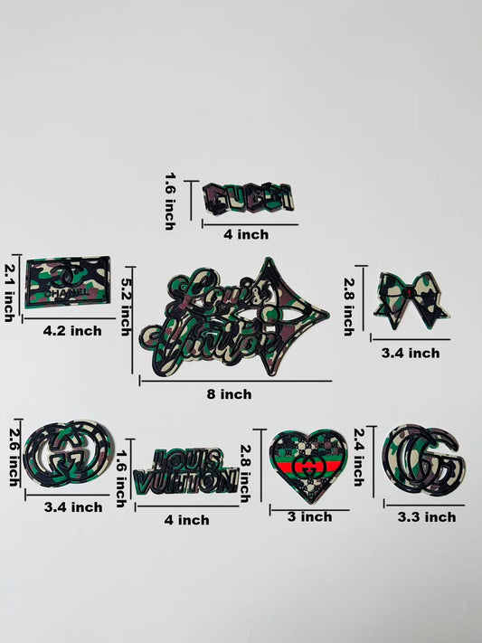 Craft Camouflage Embroidery Jacquard Patches For Customized Apparel and Clothing