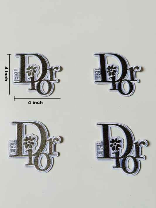Craft Embroidery Dior Jacquard Patches For Customized Clothing