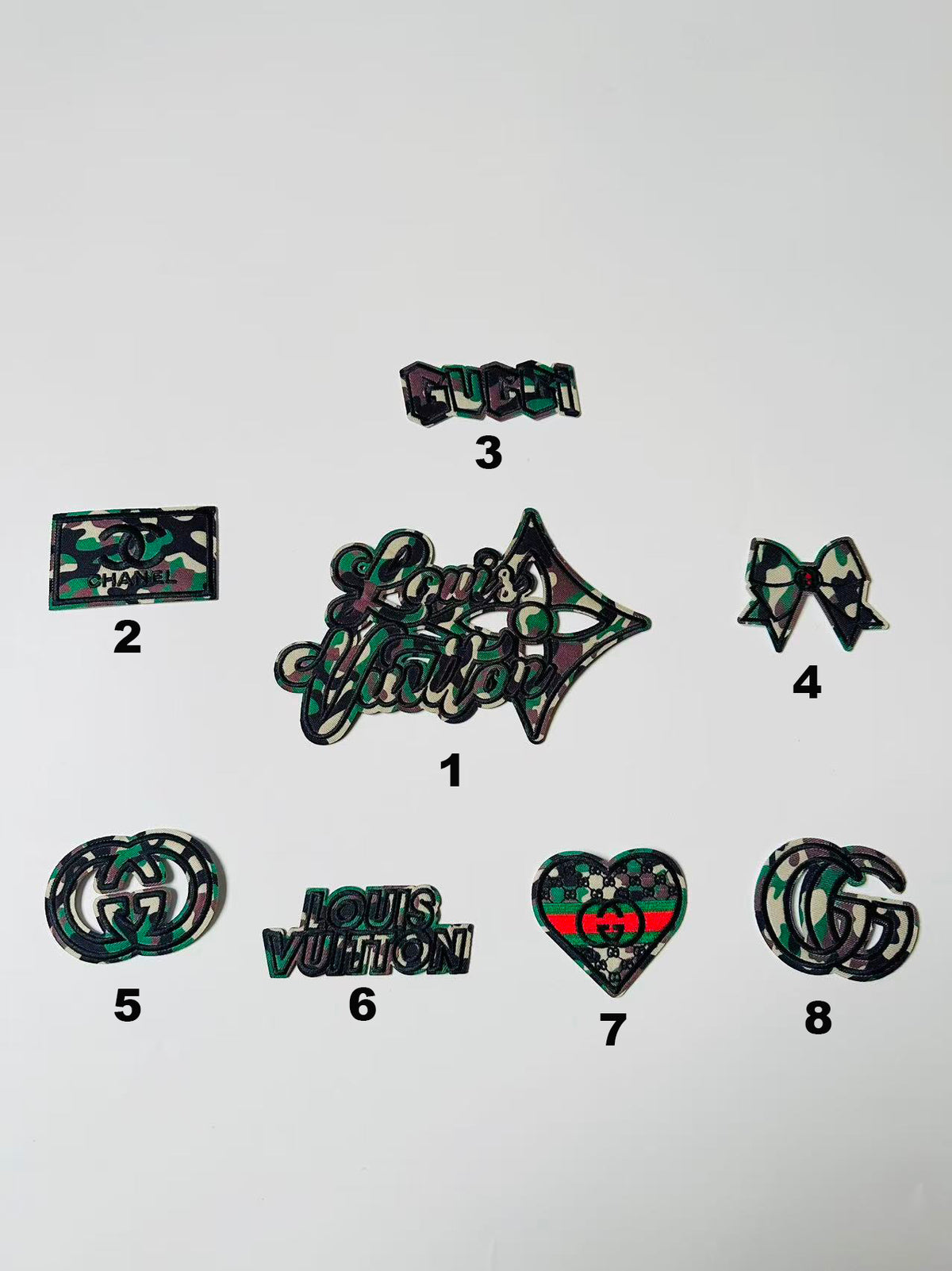 Craft Camouflage Embroidery Jacquard Patches For Customized Apparel and Clothing
