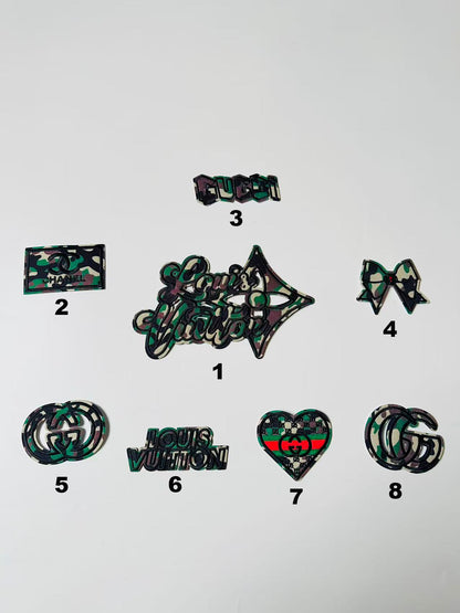 Craft Camouflage Embroidery Jacquard Patches For Customized Apparel and Clothing