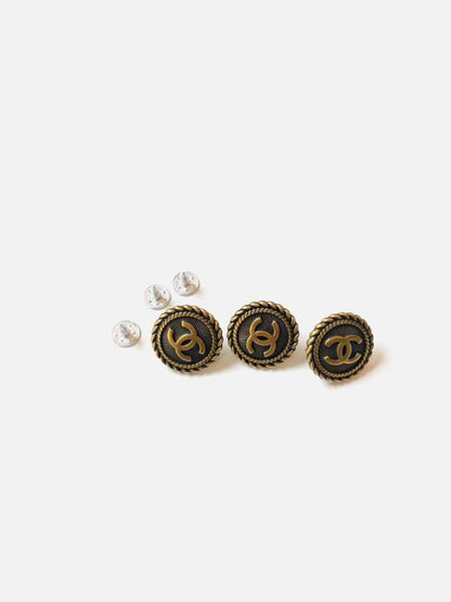 1 PC 0.8 inch Handicraft  Button Metal Material For Apparel