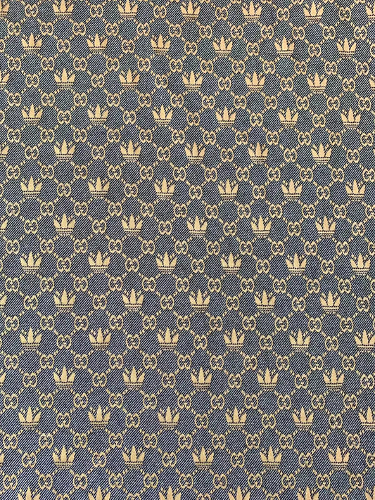 Craft Gucci With Adidas Knitted Jacquard TR Material Fabric For Handmade Handicraft Apparel By Yard