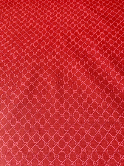 Dark Pink Gucci Craft Leather Fabric For Handmade Sneaker Handicraft Goods