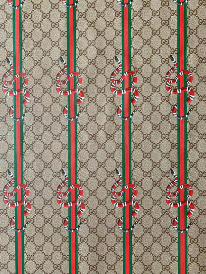 Tianchao Store New Gucci With Snake Straps Leather For Handmade Bag ,Sneaker,Upholstery Car seat