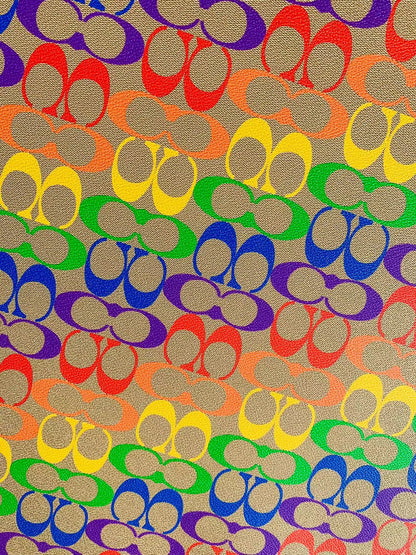 Classic Colorful Coach Leather For Handmade Bag,Sneaker Upholstery Goods By Yard