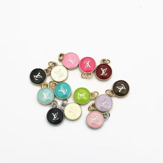 Craft 15MM Colorful Metal Pendant Accessory For Handmade DIY Goods