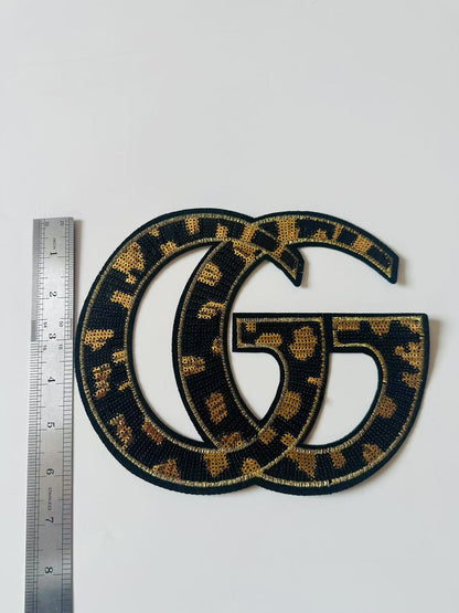Craft Gucci 8.1"x6.5"Embroidery Sequins Patches For Handmade Apparel