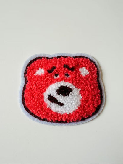 Craft 3.5"x2.7 "Lotso Strawberry Bear Embroidery Patches For Handmade Handicraft