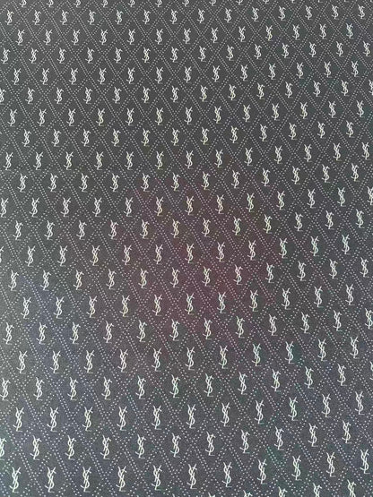 Craft Black YSL Cloth Fabric For Handmade Clothing, Apparel Goods By Yard