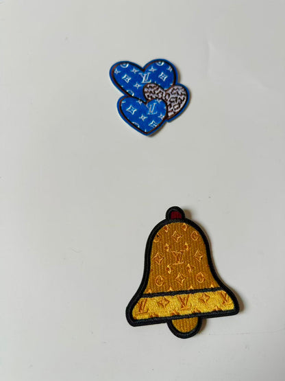Craft Embroidery LV Love Jacquard Patches For Customized Apparel