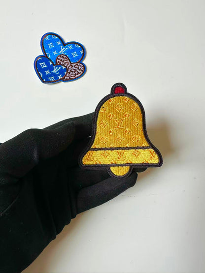 Craft Embroidery LV Love Jacquard Patches For Customized Apparel