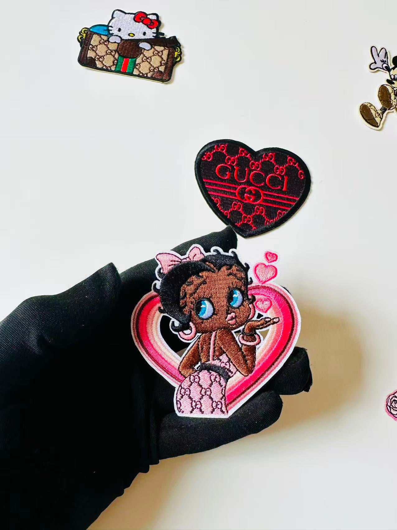 Craft Embroidery Gucci Jacquard Patches For Customized Clothing