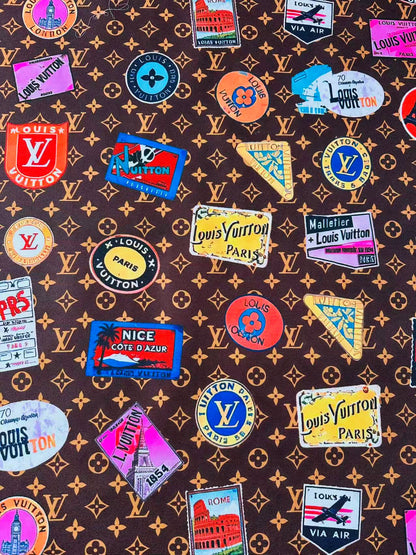 Fashion Brown Canvas Fabric For Handmade Trunks, Sneaker,Upholstery,Clothing Goods By Yard