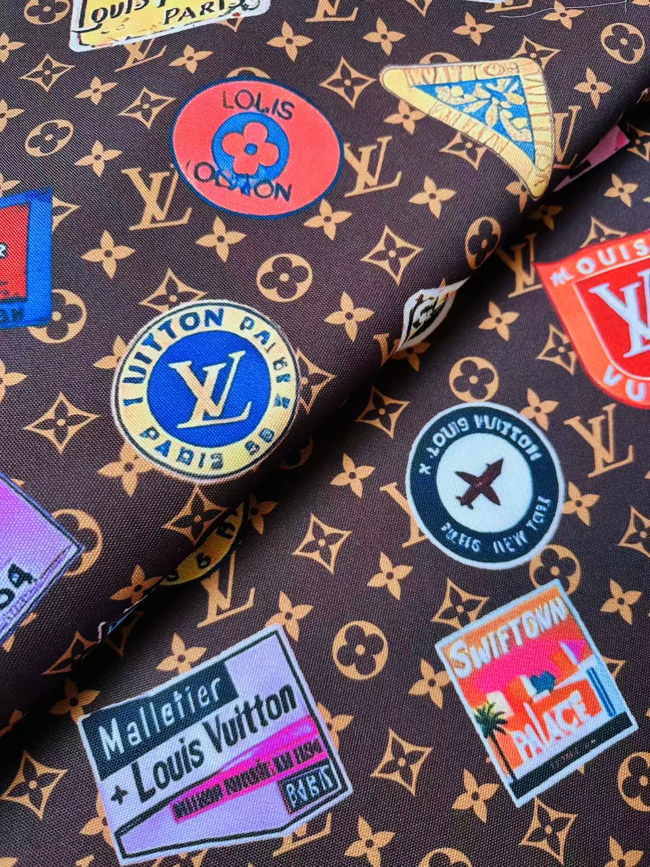 Fashion Brown Canvas Fabric For Handmade Trunks, Sneaker,Upholstery,Clothing Goods By Yard