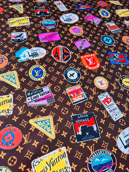 Fashion Brown Canvas Fabric For Handmade Trunks, Sneaker,Upholstery,Clothing Goods By Yard