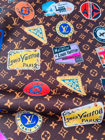 Fashion Brown Canvas Fabric For Handmade Trunks, Sneaker,Upholstery,Clothing Goods By Yard