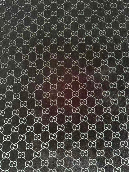 Popular Luxury Gucci Knitting Velvet Fabric For Handmade Sneaker,Car Upholstery and Apparel By Yard (Black)