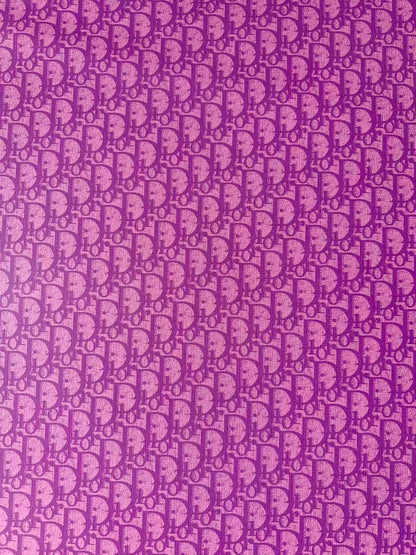 Classic Fuchsia Dior Leather Case Fabric,Handmade Bag ,Shoes Fabric For DIY Goods