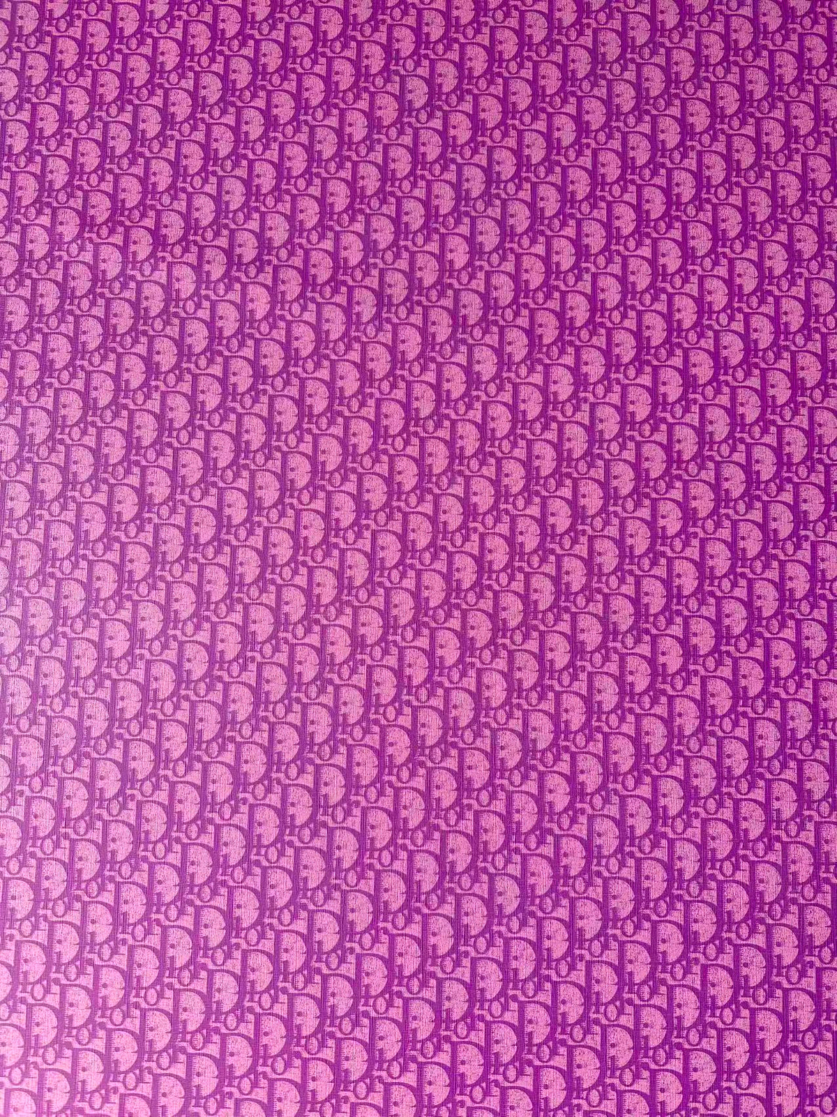 Classic Fuchsia Dior Leather Case Fabric,Handmade Bag ,Shoes Fabric For DIY Goods