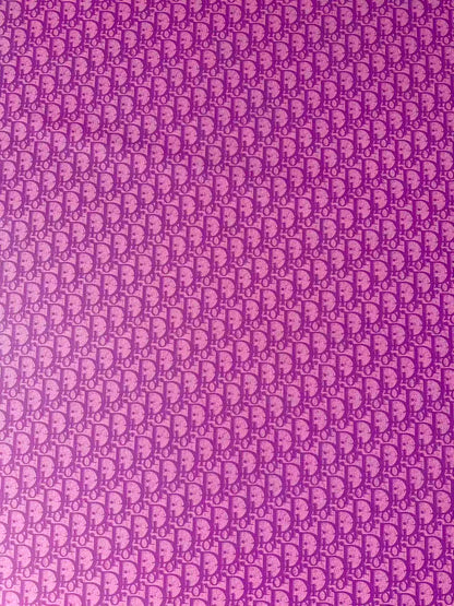 Classic Fuchsia Dior Leather Case Fabric,Handmade Bag ,Shoes Fabric For DIY Goods