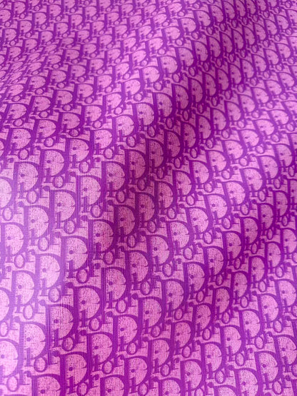 Classic Fuchsia Dior Leather Case Fabric,Handmade Bag ,Shoes Fabric For DIY Goods