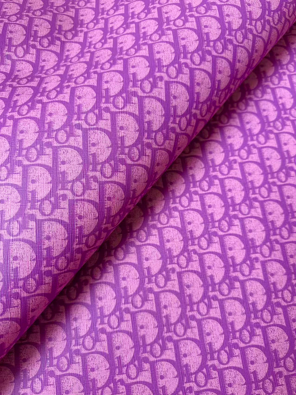 Classic Fuchsia Dior Leather Case Fabric,Handmade Bag ,Shoes Fabric For DIY Goods