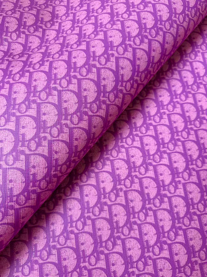 Classic Fuchsia Dior Leather Case Fabric,Handmade Bag ,Shoes Fabric For DIY Goods