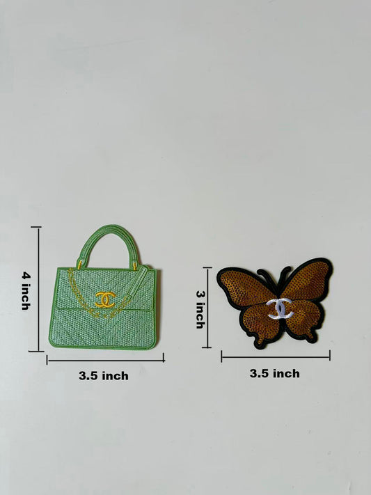Craft Embroidery Chanel Jacquard Patches For Customized Apparel