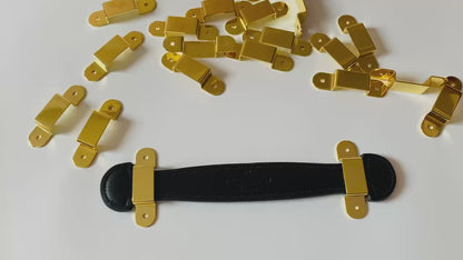 Craft Golden LV Box Handle Buckles Accessories For Handmade Bag