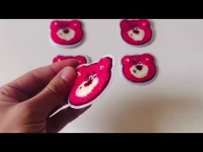 Craft 2.3"x2.2 "Lotso Strawberry Bear Embroidery  Patches For Handmade Handicraft