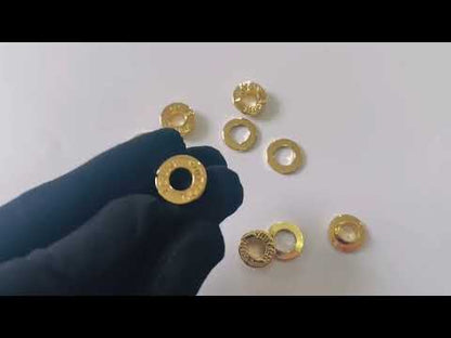 Craft Gold Louis Vuitton 18x8x3 MM Circle Metal Handmade Handicraft Goods