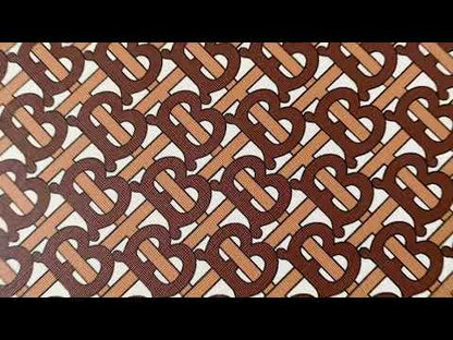 Tianchao New Brown BT Design Leather Fabric For Handmade Handicraft Goods