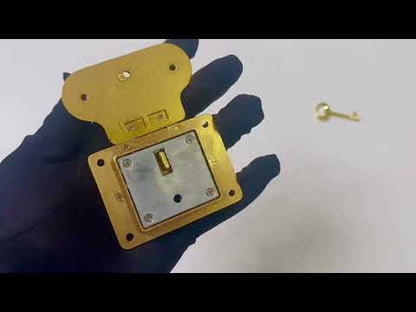 Best Quality Gold Copper Material LV Locks For Handmade Box ,Bag and Handicraft Goods