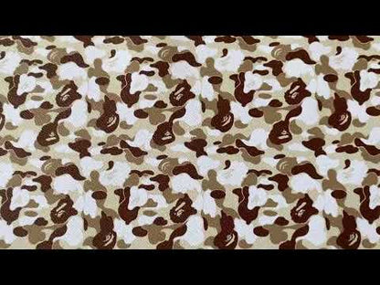 Tianchao New Camouflage Color Bape Leather Fabric For Handmade Handicraft Goods By Yard