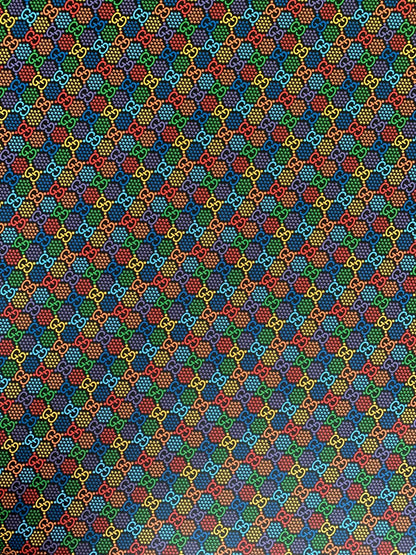 Classic Gucci Leather Case Fabric,Handmade Bag Fabric,Hand-made Shoes Fabric(Seven color)