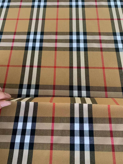 Classic fabric shirt fabric ,Comfortable clothing fabric, handmade shoes fabric elastic fabric Medium-sized