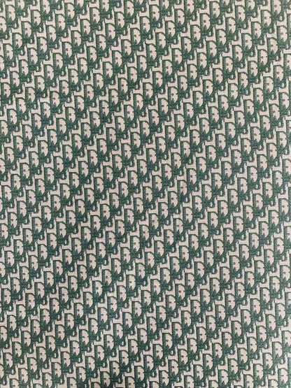 Fashion Canvas Jacquard Fabric Cloth Bags Fabric Shoes Fabric Hat Fabric (Green)