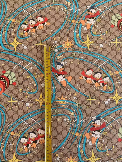 Classic Gucci Leather Case Fabric,Handmade Bag Leather,Hand-made Shoes Leather, Joint Disney Donald Duck