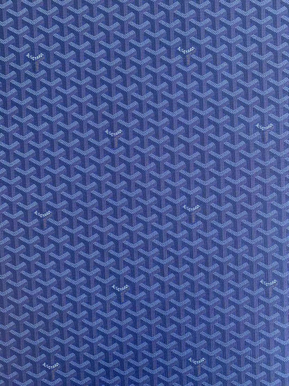Classic  Leather Fabric , Handmade Shoes Leather, Hand-made Bags Fabric,Handicraft Leather Fabric By Yard (Blue)