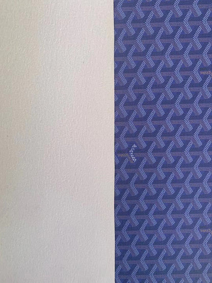Classic  Leather Fabric , Handmade Shoes Leather, Hand-made Bags Fabric,Handicraft Leather Fabric By Yard (Blue)