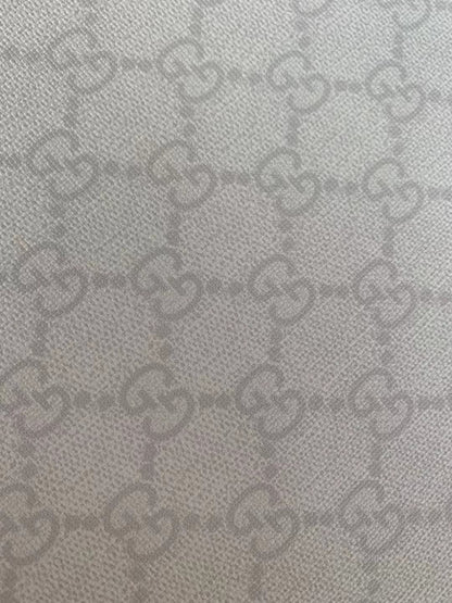Classic Gucci crafting leather fabric Bag leather ,shoes leather ,Handicraft leather By Yard（White）
