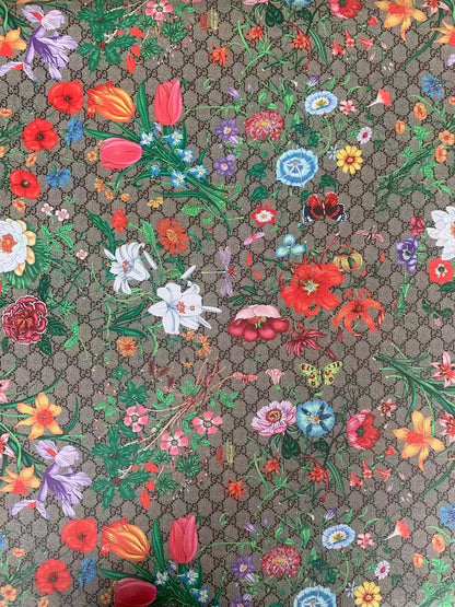 Classic Gucci Leather Case Fabric,Handmade Bag Fabric,Hand-made Shoes Fabric ( Insects series )