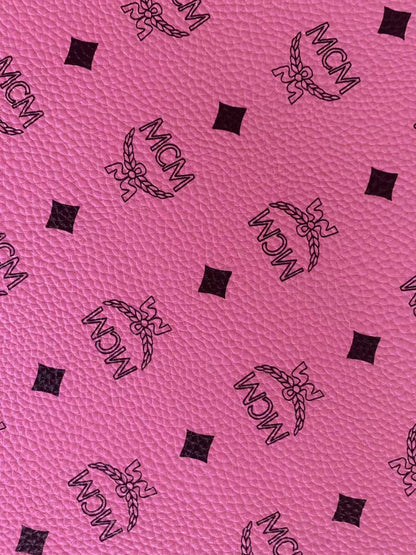 Classic Leather Case Fabric,Handmade Bag Fabric,Hand-made Shoes Fabric By Yards(Pink)