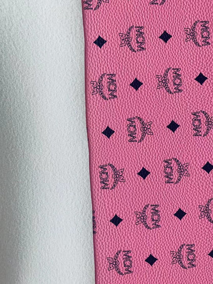 Classic Leather Case Fabric,Handmade Bag Fabric,Hand-made Shoes Fabric By Yards(Pink)