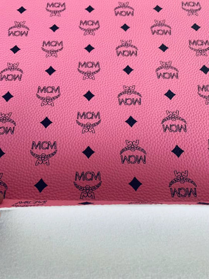 Classic Leather Case Fabric,Handmade Bag Fabric,Hand-made Shoes Fabric By Yards(Pink)