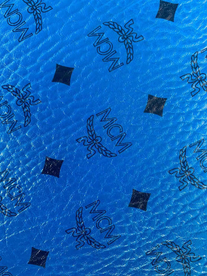 Classic Leather Case Fabric,Handmade Bag Fabric,Hand-made Shoes Fabric (Blue)